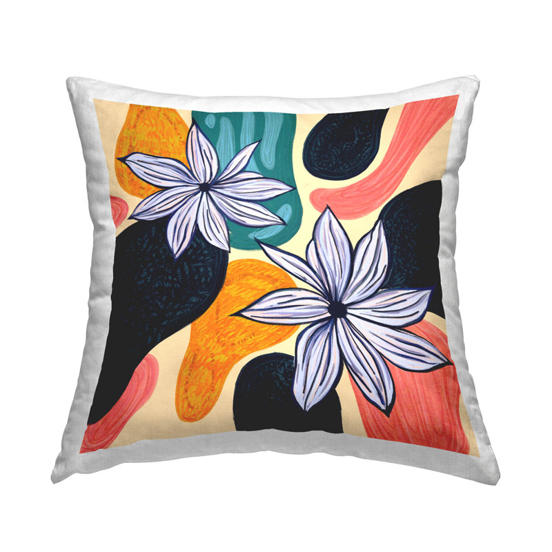Floral Throw Pillow
