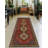One-of-a-Kind 3'8 x 9'6 New Age Runner Wool Area Rug in Green and Ivory