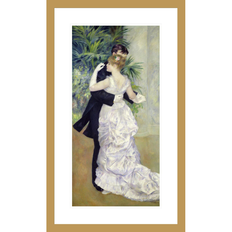 Danse dans la villePierre-Auguste Renoir - Impression giclée sur cadre, H 29,5 po x l 17,63 po