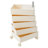 Storage Cabinet Bedside Table Rotating Sofa Side Cabinet Storage Rack With 4 Wheels-590351010
