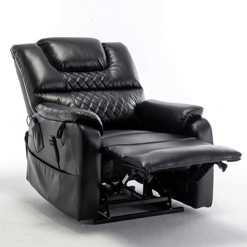 Power Lift Assist Recliner Chair, Black
