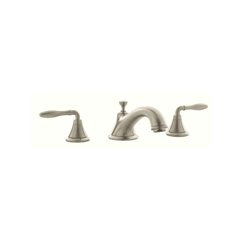 Seabury® Double Handle Deck Mounted Roman Tub Faucet, Brushed Nickel Infinity