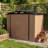 Decksplore 8 ft. W x 6 ft. D Outdoor Storage Shed with Lockable Metal Garden Tool Shed