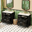 Meuble-lavabo autoportant avec tiroirs de rangement-741590870
