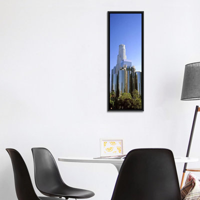 «Skyscrapers in a City, Los Angeles, California», impression panoramique sur toile