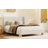 Velvet Bed with Round Wooden Legs-376806554-376806535