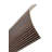 106" x 24" Flexible Fluted Semi-Circle Wood Shiplap Wood Wall Paneling, 3D Wall Paneling For Interior Wall Décor-101466267
