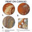 Symphonie orange orange beige - art mural orange 4 pièces-1811582885-1811582884