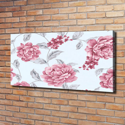 Peonies - Wrapped Canvas Print