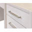 Bureau double caisson en bois, table de coin, rangement pour bureau, blanc