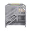 Lit mezzanine simple en bois massif avec escalier, tiroir et tablette pour une utilisation compacte et multifonctionnelle-560345777