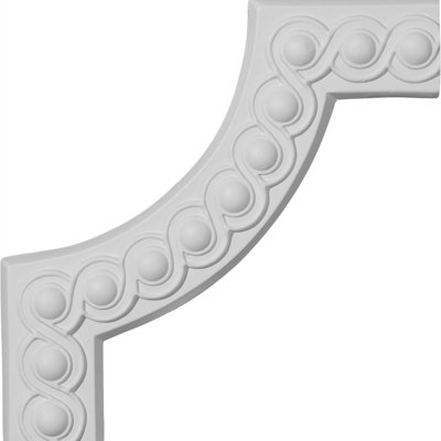 Foster 10 1/4"H x 10 1/4"W Running Coin II Panel Moulding Corner