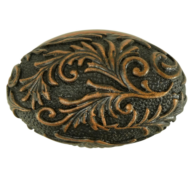 GLENDALE OVAL KNOB PLATE, Bronze