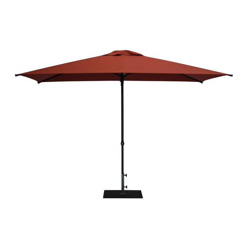 Aolaith 300cm X 200cm Rectangular Market Parasol, Terracotta