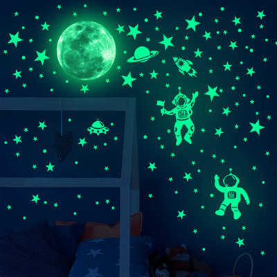 Adhésif décoratif étoile astronaute
