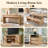 Maud 62.91" Wood Console Table with 3 Storage Drawers, Long Wood Sofa Table w/Curved Profile Design-572312755