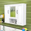 Armoire de salle de bain murale à miroir avec tablettes réglables, rangement dissimulé-801828980