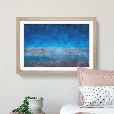 The Great Salt Lake In Utah - Single Picture Frame Painting on MDF