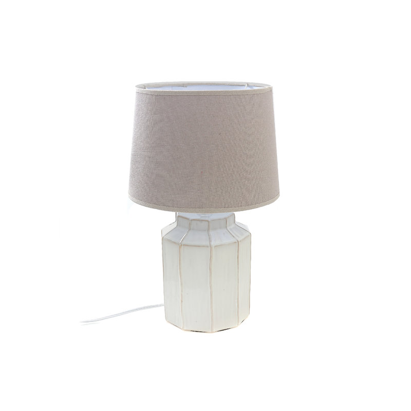Lampe de table 19,7 po grise