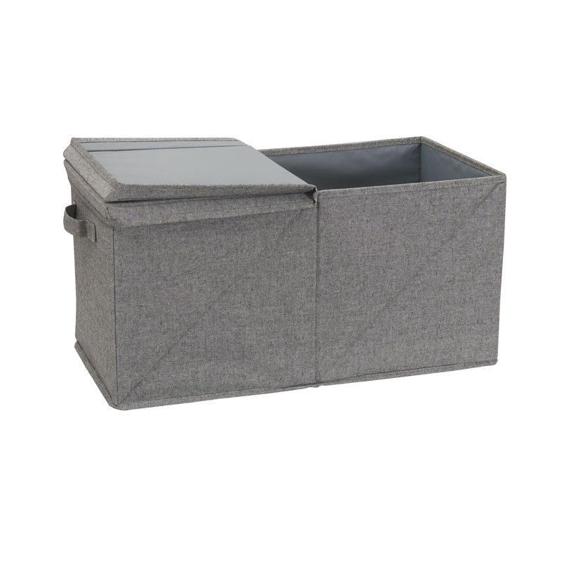 Household Essentials Double Twist Box Fabric Bin