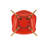 Herculaneum Plastic Chair with Arms and Wooden Legs-83487717