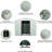 Metal Foundation Storage Shed, - Galvanized Iron Frame, Window, Punched Vents For Enhanced Air Circulation, Sliding Doors & Padlock Simple Assembly Steps Outdoor Shed With-115808148-115808146