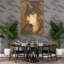 Berthe Morisot au chapeau noir, portrait abstrait contemporain impressionniste, estampe murale-1551957514