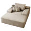 Méridienne surdimensionnée en chameau 70,11 po, 51,41 po pour le salon, canapé-lit de 68 po x 51 po avec revêtement en velours côtelé, siège profond, structure stable, conception ergonomique et coussins de soutien lombaire-482787005