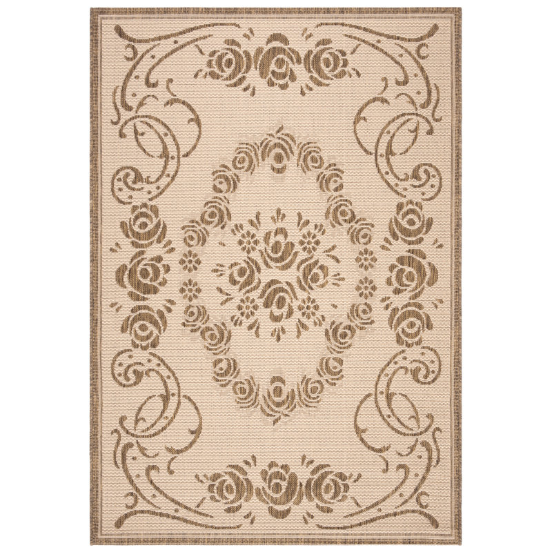 Grampian Performance Oriental Indoor/Outdoor Area Rug, Rectangle 5'3" x 7'7"