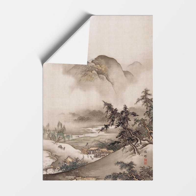 Landscape by Hashimoto Gaho - Frameless Print, 59.4 cm H x 42 cm W
