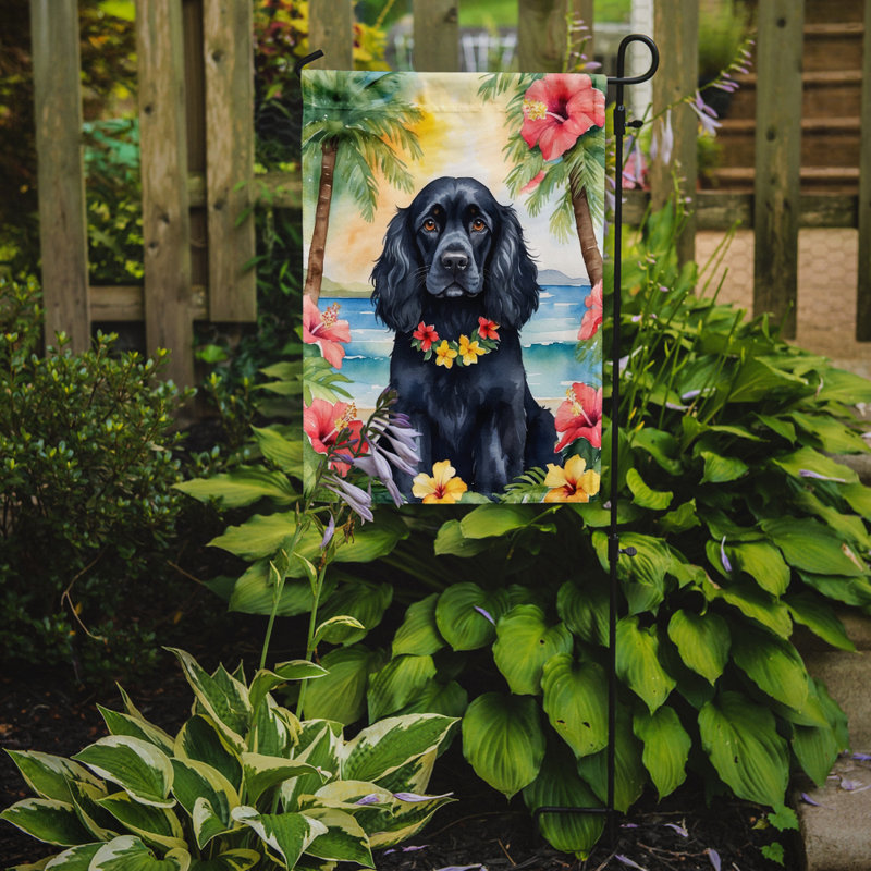 Drapeau de jardin en polyester double face H 15,5 po x l 11,25 po