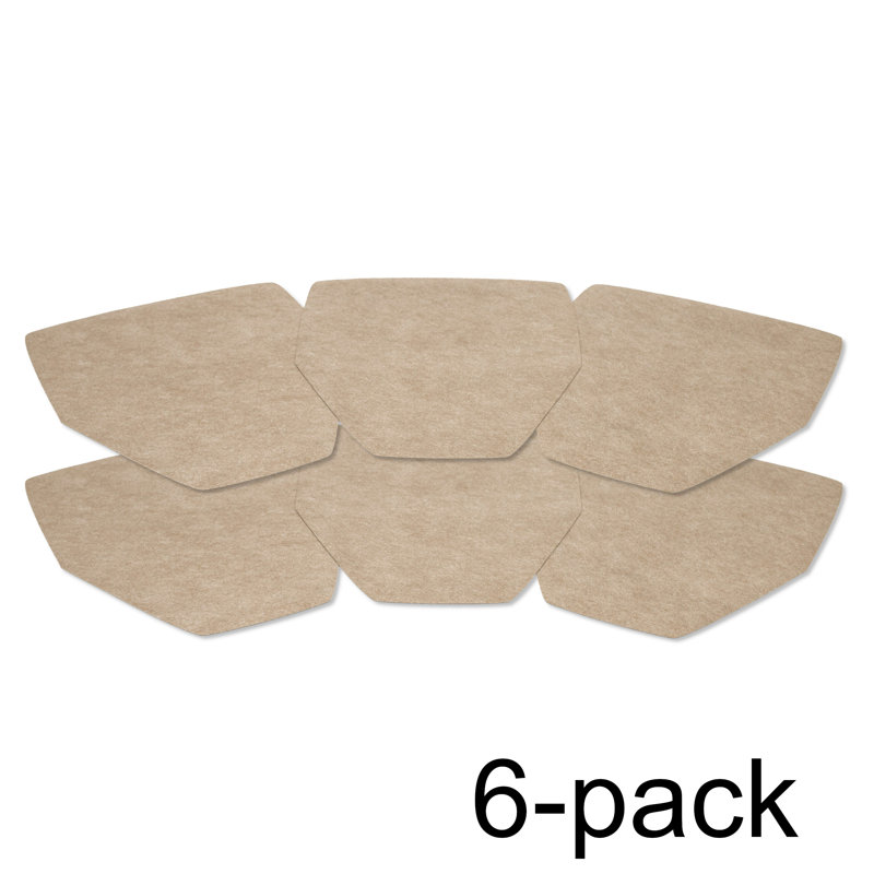 G-Floor Drip & Dry Urinal Mats, 19"W x 20"L, Tan