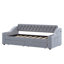 Lit de jour rembourré avec accoudoirs de rangement et port USB-1630280055