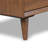Cura American Black Walnut Wood Nightstand