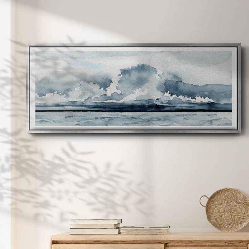 Passing Rain Storm II- Framed Canvas
