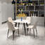 Sisquoc Casual 5-Piece Dining Set - Solid Square Table & 4 Plastic Duo Chairs-110019978-128012608