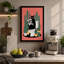 Cat on the Toilet Modern - Wrapped Canvas-86195441-86195455