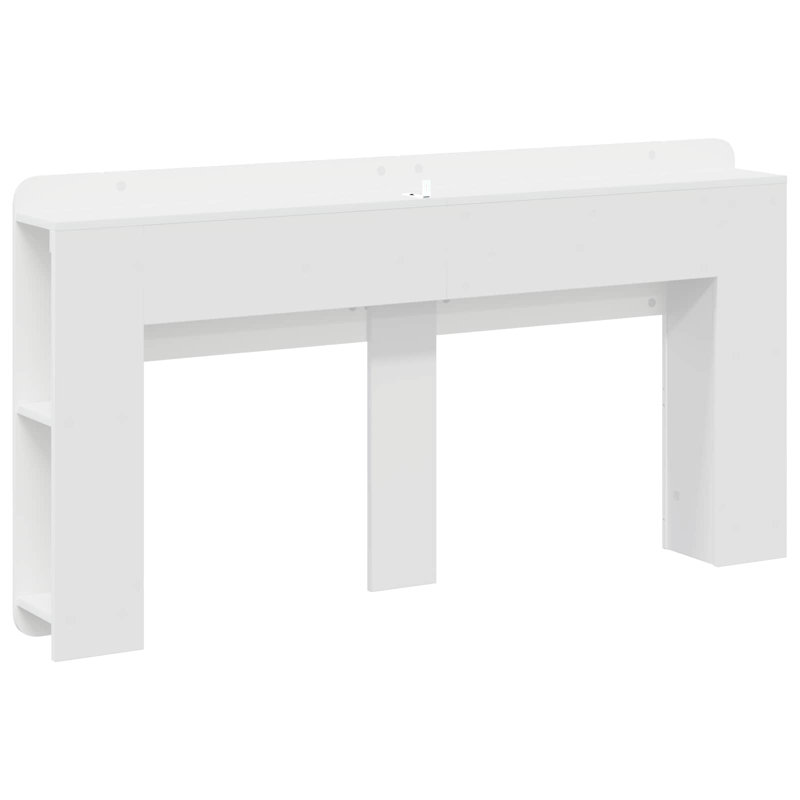 180 x 220cm Headboard, High Gloss White