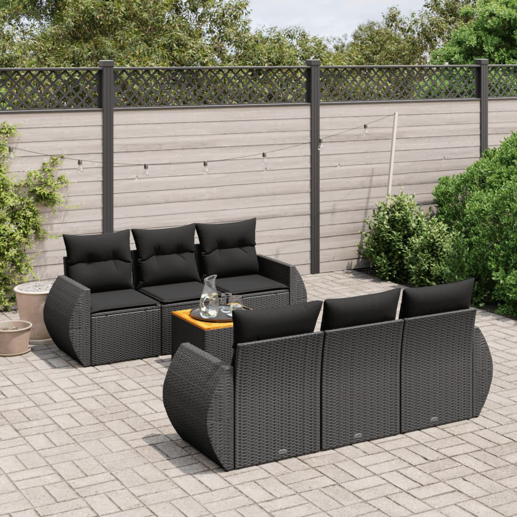 Gartensofa mit Kissen