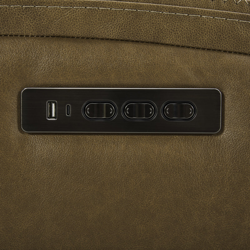 Cabrero 87'' Leather Power Reclining Sofa