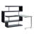 Jovina Glass L-Shape Desk-2028379329
