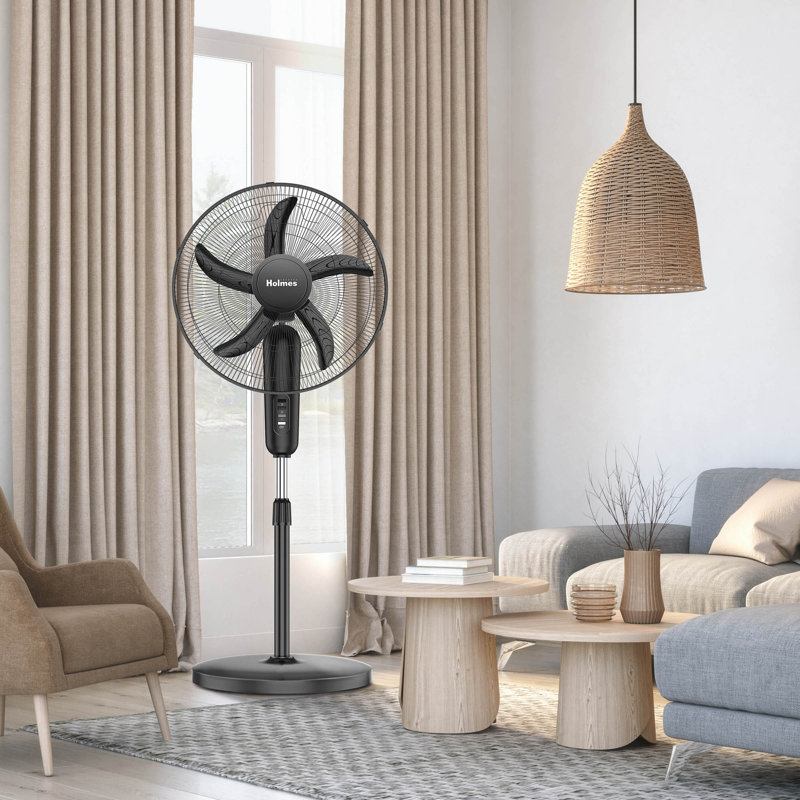 18" Oscillating Manual Stand Fan, 3 Speeds