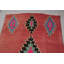 Tapis kilim Anatolian coloré coloré en mauve et multicolore pour la décoration intérieure d'une chambre à coucher