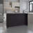 Kitchen Island Two Cabinets, Three Open Shelves-370941353