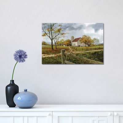 " Autumn Barn " Painting Print