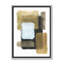 «Metallic Blocking No 1 - Floater Frame», reproduction d'art sur toile-46829083-46829085