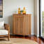 Rangement décoratif en osier tissé à la main à 1 tiroir Kaleb, H 41,95 po x l 35,55 po x P 16,83 po