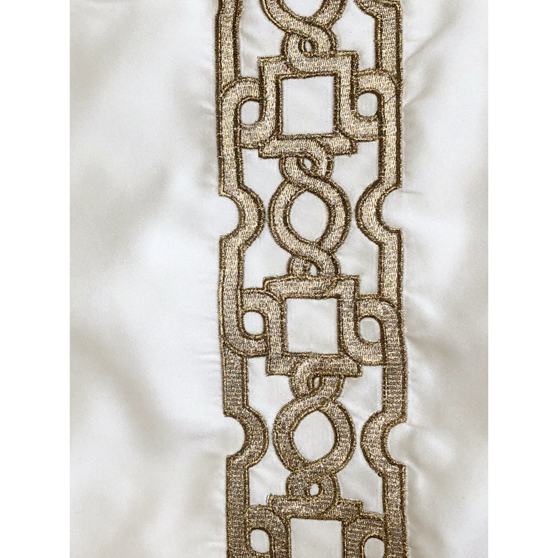 Collett Embroidered Throw Pillow