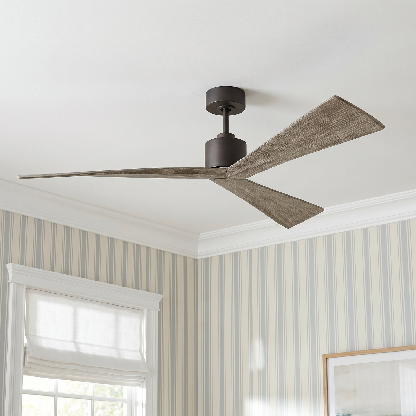 Mirage Ceiling Fan, Matte Black, 60"