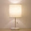 Lampe de chevet blanche 16 po Elgin-331025342-331025329
